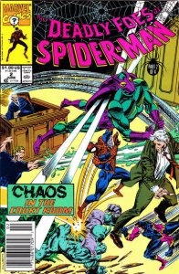 Deadly Foes of Spider-Man #2 (Newsstand) VF ; Marvel