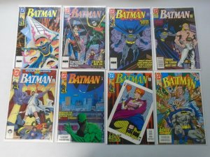 Batman comic lot 42 different from #450-499 avg 6.0 FN (1990-93)