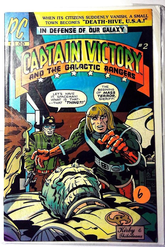Captain Victory and the Galactic Rangers #2 (1982) Pacific 1st Print Comic Book