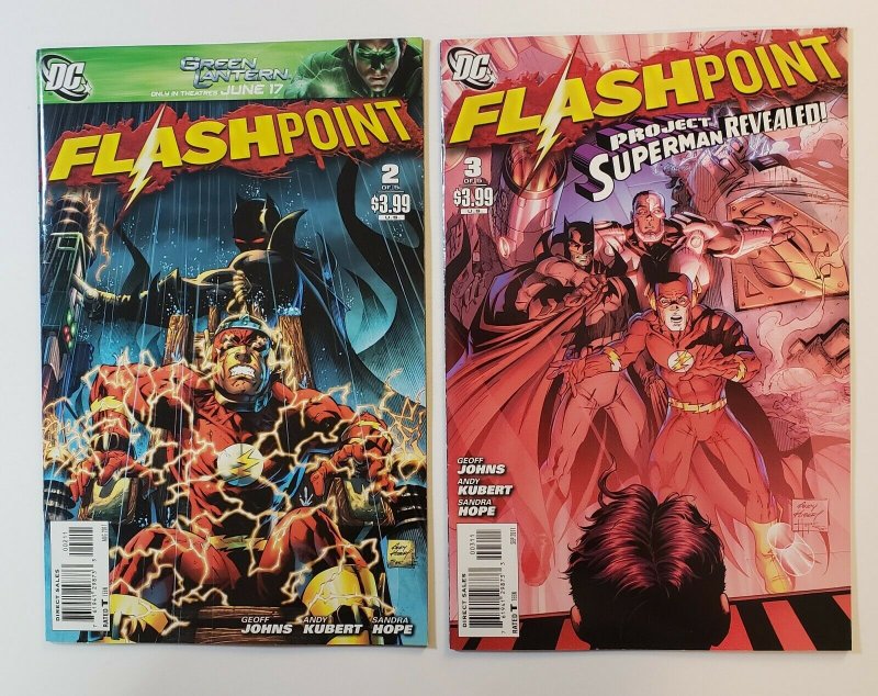 Flashpoint #1-5 Complete Set DC 2011 1st Thomas Wayne Batman, 1ST Pandora VF/NM