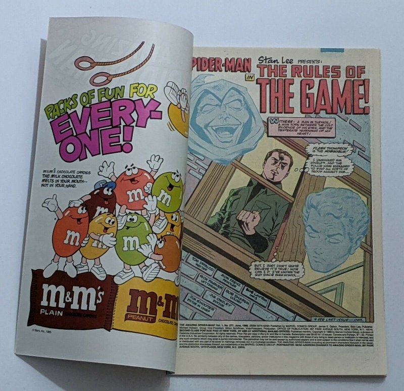 Amazing Spider-Man #277 (Jun 1986, Marvel) VF/NM 9.0 Matt Murdoch & Kingpin app