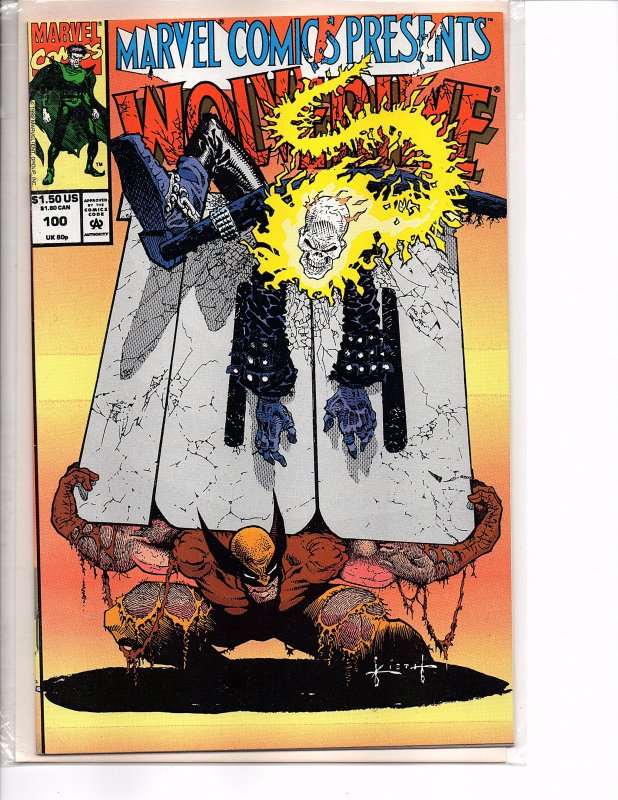 Marvel Comics Marvel Comics Presents #100 Wolverine Ghost Rider Sam Keith