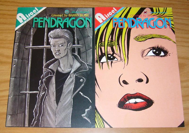 Pendragon #1-2 VF- complete series - barry blair - aircel comics set lot 1991