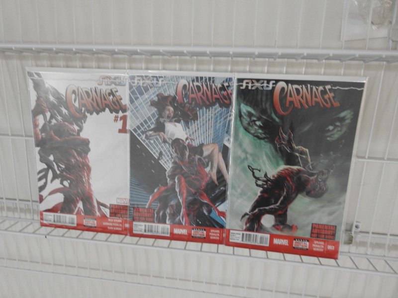 Axis: Carnage #1-3 (2014) Beautiful NM-/NM Avg Condition!