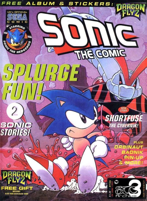 Sonic The Comic CD : Nigel Kitching, Fleetway, SEGA : Free