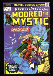 Marvel Chillers #1 VF- 7.5 1st Modred the Mystic!