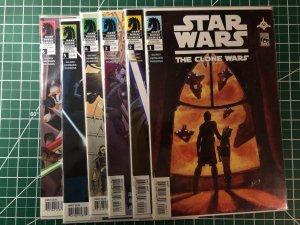Star Wars: Clone Wars #1, 2, 3, 4, 5, 6 (2008)  Ahsoka Tano ! Big Keys!