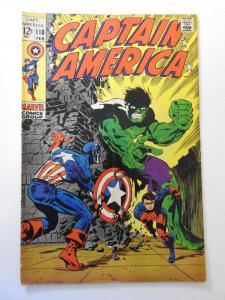 Captain America #110 (1969) VG Condition