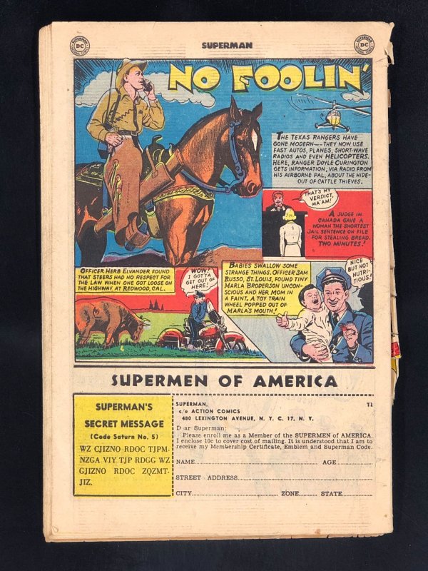 Superman #71 (1951) FR