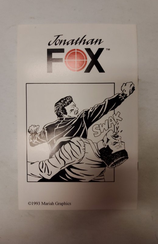 Jonathan Fox #1 NM Mariah Graphics Comic Book J730
