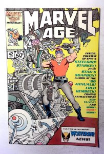 Marvel Age #42 (1986) Marvel Comics Steelgrip Starkey 1st Print Comic Book