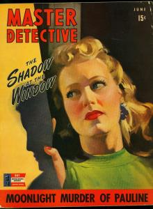 Master Detective Magazine June 1942- Moonlight Murder- Pulp Crime VG