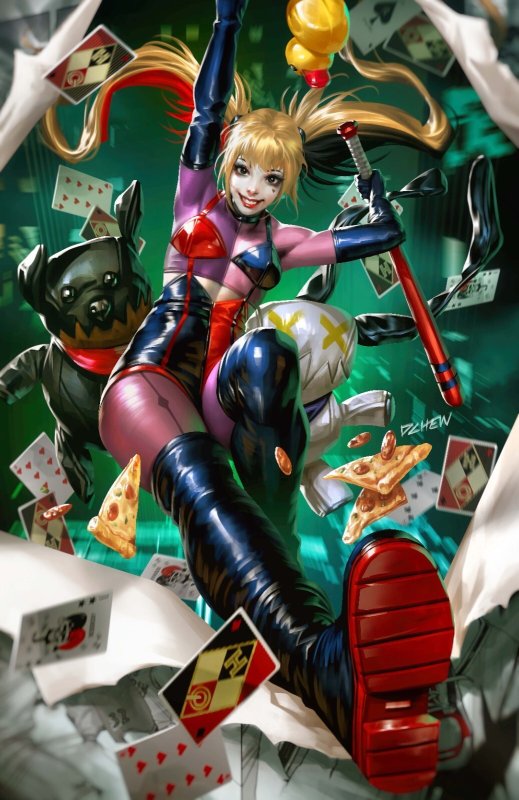 Harley Quinn #62 Derek Chew Variant Cover Near Mint