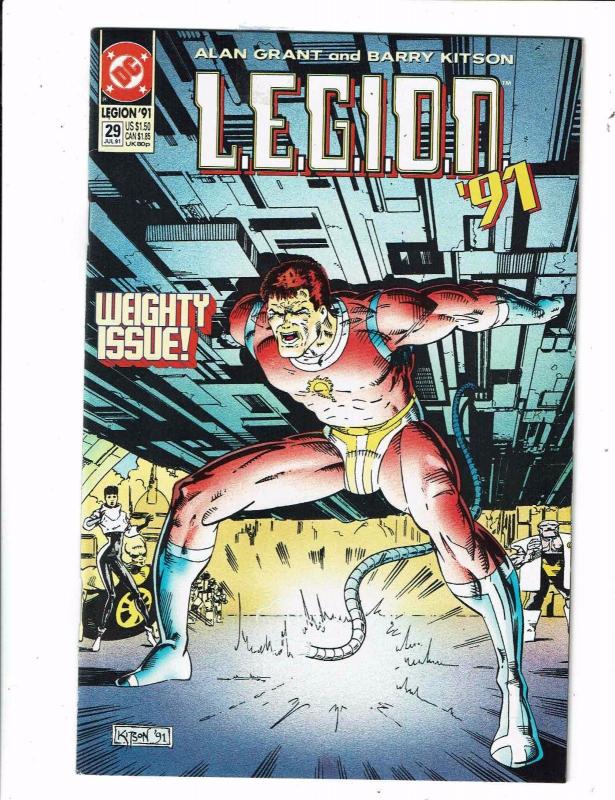 Lot of 6 LEGION '90 DC Comic Books #20 21 27 28 29 30 BH46