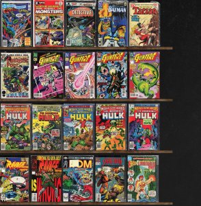 Huge Lot 140+ Comics with Fantastic Four, Marvel Super Heroes, Gunfire & More!