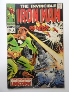 Iron Man #4  (1968) VG+ Condition!