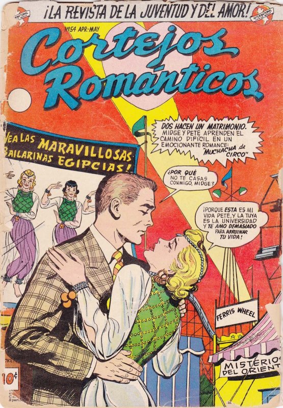 Romantic Adventures #54A POOR ; ACG | low grade comic Cortejos Romanticos - Cove