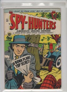 SPY-HUNTERS #7 1950 ACG / H-BOMD STORY / G/VG