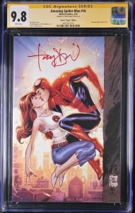 Amazing Spider-Man (2023) # 16 (CGC 9.8 SS) Signed Tony Daniel *  Virgin Edition