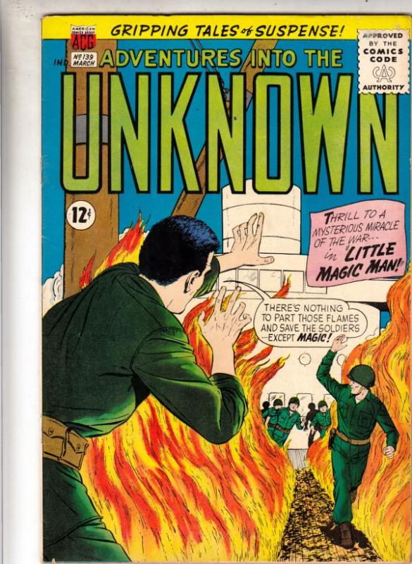 Adventures Into the Unknown #139 (Mar-63) FN/VF- Mid-High-Grade 