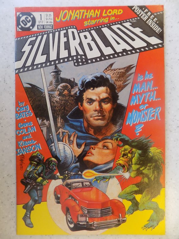 SILVER BLADE # 1 DC POSTER INTACT