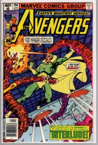 The Avengers #194 Newsstand Edition (1980) 8.5 VF+