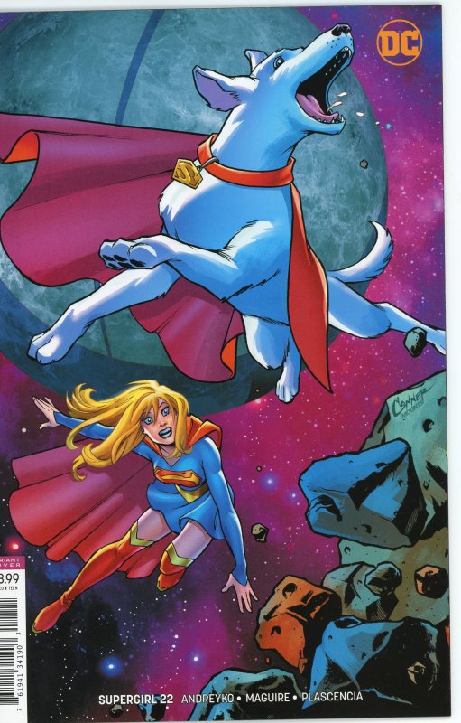 Supergirl 22 Amanda Connor Variant!   9.0 (our highest grade)