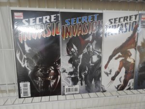 Secret Invasion #1-8 Complete Set! + Dark Reign One-Shot! Avg NM- Condition!