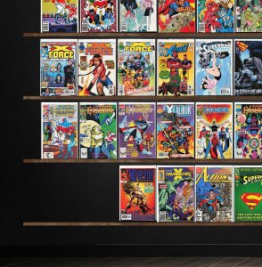 Huge Lot 150+ Comics with Excalibur, X-Force, X-Factor, Action Comics & More!