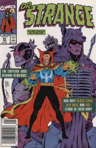 Doctor Strange: Sorcerer Supreme #25 (Newsstand) FN ; Marvel | Red Wolf Ron Lim
