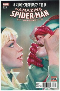 Amazing Spider-Man #23 (2015 v4) Dan Slott Alex Ross Gwen Stacy NM