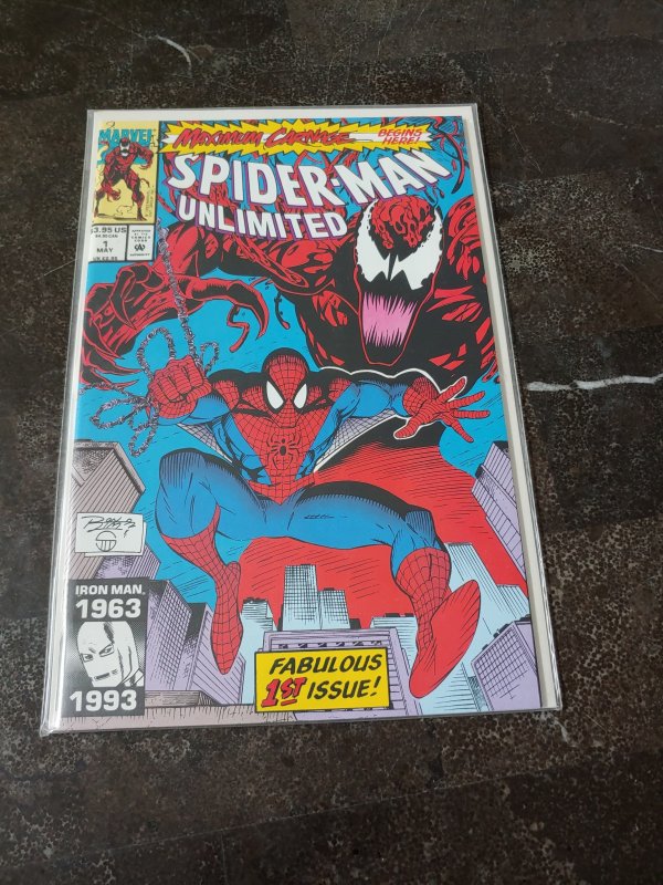 Spider-Man Unlimited #1 (1993) hot book! MOVIE IS IN OCTOBER!