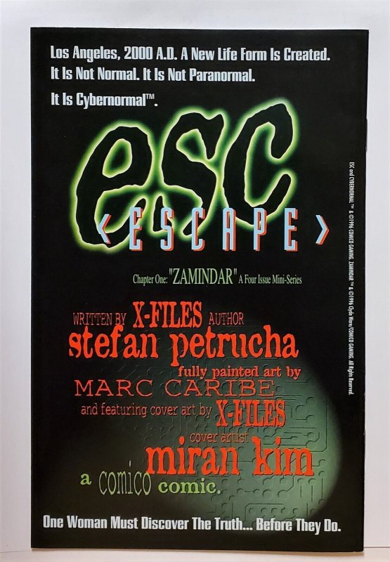 Elementals: The Vampires Revenge #1 (June 1996, Comico) 8.5 VF+   