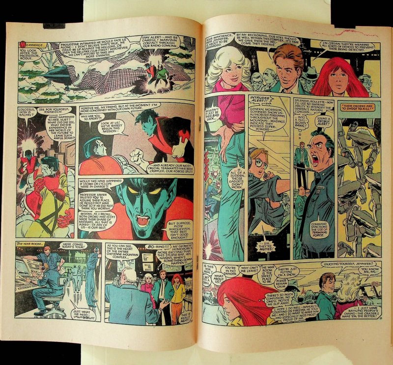 X-Men #193 Marvel Double-Sized Issue Bronze Age 1984