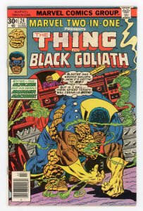Marvel Two-in-One #24 Jim Shooter Thing Black Goliath VF+