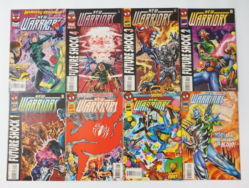 New Warriors #1-75 VF/NM complete series + Annual #1-4 - Night Thrasher Nova set 