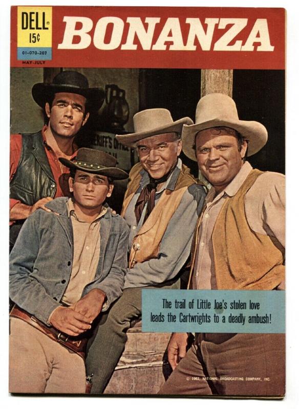 Bonanza Comics #01-070-207 1962- Dell-Photo cover-File copy-VF+