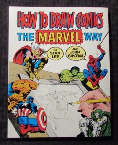 1984 How To Draw Comics The Marvel Way Stan Lee & John Buscema FN- Fireside