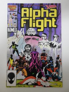 Alpha Flight #33 Direct Edition (1986) 1st Lady Deathstrike! Beautiful NM-!!