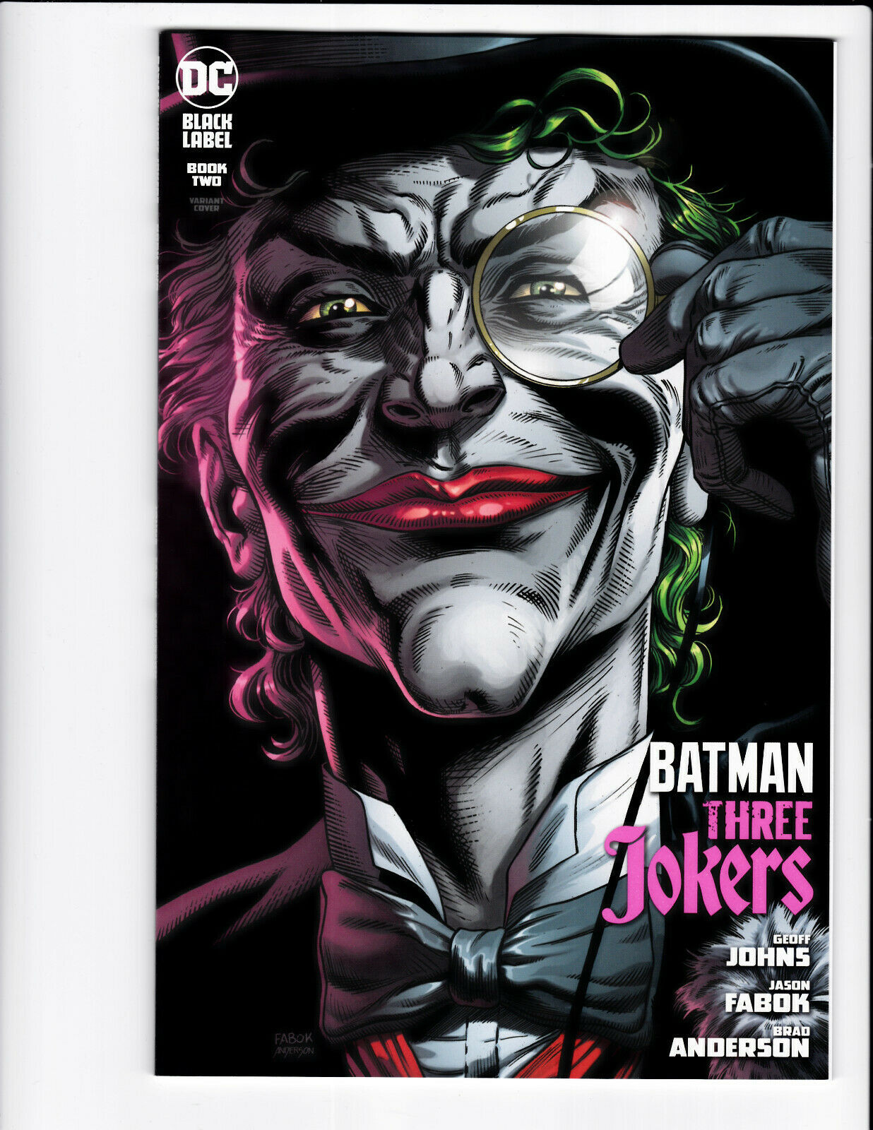 Batman Three Jokers #2 2020 Unread Jason Fabok Main Cover DC Comics Black Label