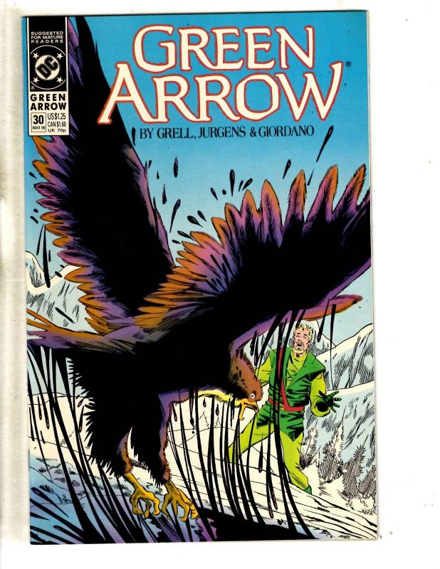 Lot Of 10 Green Arrow DC Comic Books # 21 22 23 24 25 26 27 28 29 30 Batman CR6