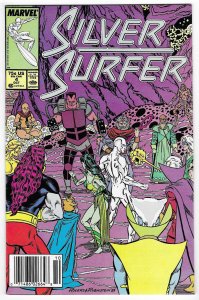 Silver Surfer #4 Newsstand Edition (1987)