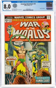 Amazing Adventures #22 CGC 8.0 (Marvel, 1974) War of the Worlds feat Killraven