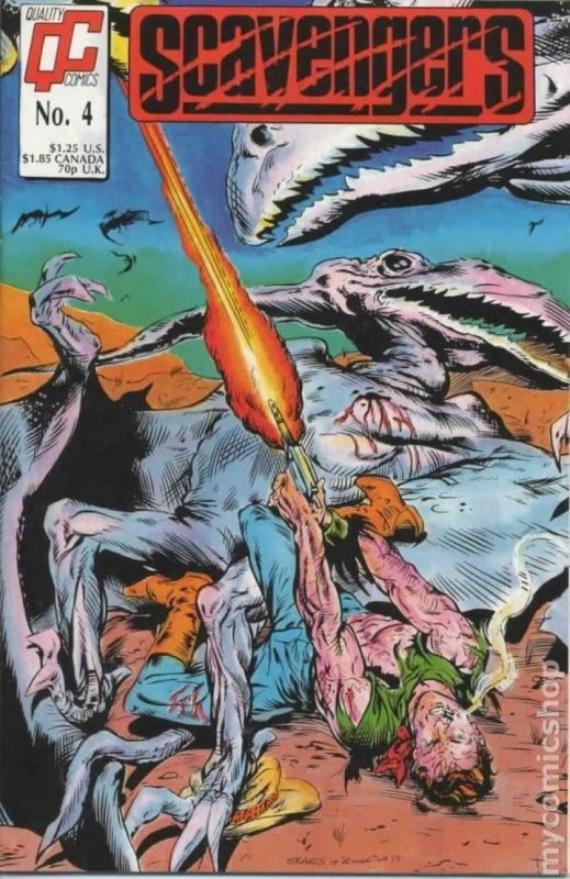 SCAVENGERS #4, VF/NM, Dinosaurs, Quality Comics, 1988 more Indies in store