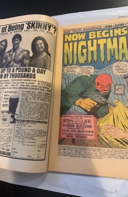 Captain America #115 (1969) 1st cosmic cube Lee and Buscema