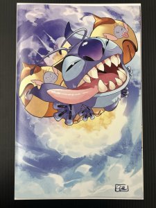 DISNEYS STITCH #1 1:20 CVR R EDWIN GALMON VIRGIN NM+ 2025 IN-HAND PROSHIPPER