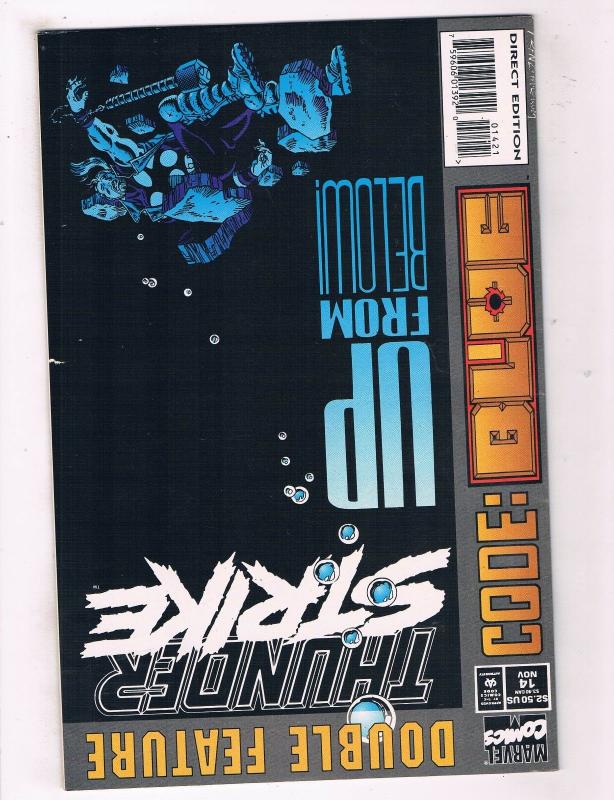 Thunder Strike/Code Blue #14 FN/VF Marvel Flip Book Comic Book 94 Nov DE39 AD12