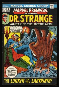 Marvel Premiere #5 VF- 7.5 Doctor Strange 1st Vishanti Shuma-Gorath!