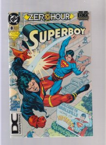 SUPERBOY #8 - DC LOGO VARIANT - HARD TO FIND (8/8.5) 1994