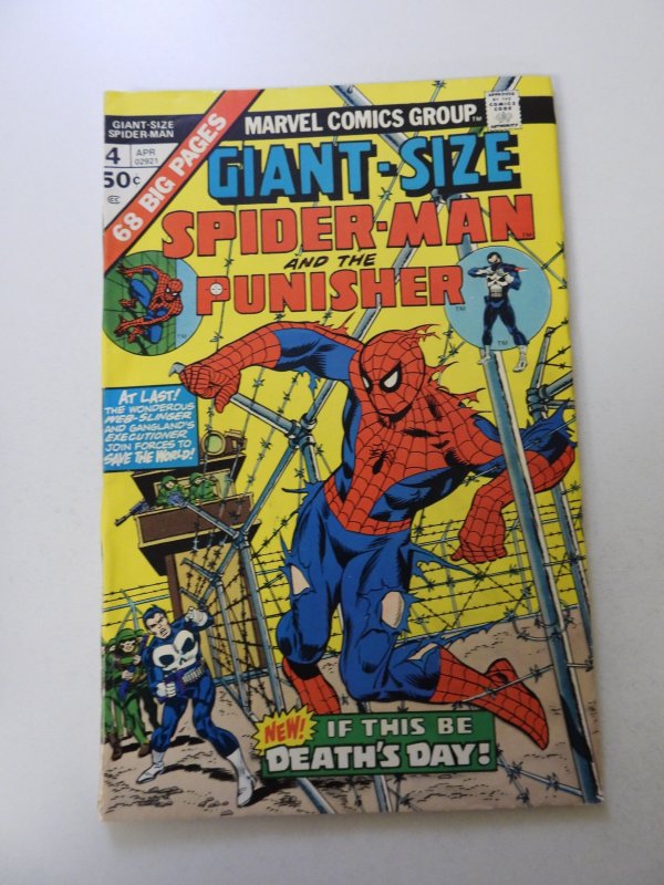 Giant-Size Spider-Man #4 (1975) VG+ condition 1 spine split